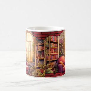Book Lover's Haven : Vintage Charm Mug