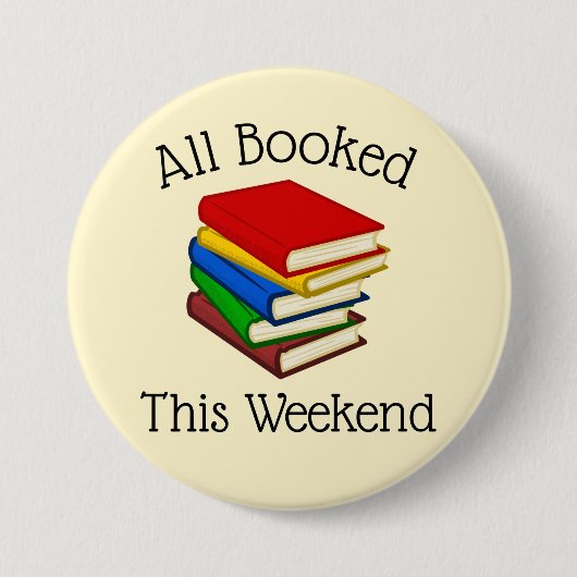 Book Lovers Weekend Button (Voorkant)