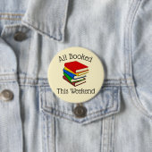 Book Lovers Weekend Button (In situ)