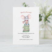 Book Mouse Reading Club Kaart (Staand voorkant)
