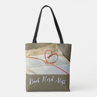 Book Nerd Alert Tote Draagtas