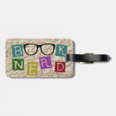 Book Nerd Bagagelabel (Achterkant horizontaal)