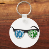 Book Nerd Glasses Sleutelhanger (Voorkant)