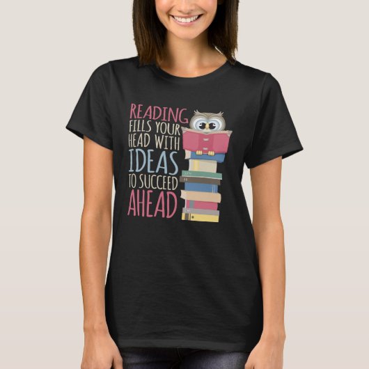 Book Nerd Library & Librarian Reading Book Bookwor T-shirt (Voorkant)