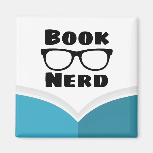 Book Nerd Magneet (Voorkant)