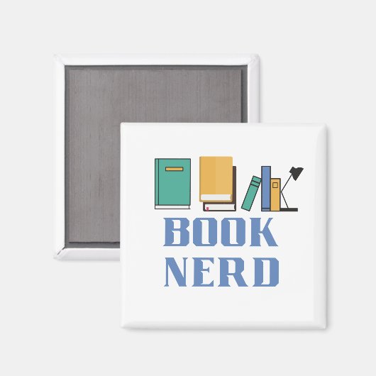Book Nerd Magneet (Voorkant / Achterkant)