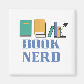 Book Nerd Magneet (Voorkant)