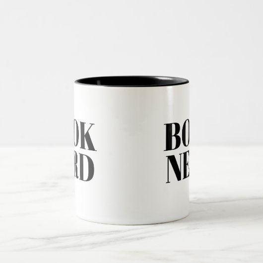 Book Nerd mok | Kute Book Lover Slogan Mok (Center)