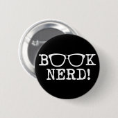 Book Nerd Ronde Button 5,7 Cm (Voorkant /achterkant)
