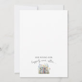 Book New Chapter Floral Bridal Shower Invitation (Dos)