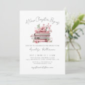 Book New Chapter Floral Bridal Shower Invitation (Debout devant)