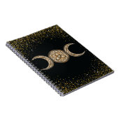 Book of Shadows Celtic Triple Moon/Triple Goddess Notitieboek (Rechterzijde)