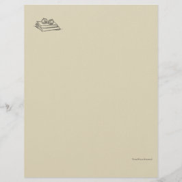 Book Pile- Minimalist Book Lover Briefhoofd