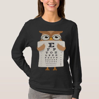 Book Reading Owl Bird Wisdom Smart T-shirt