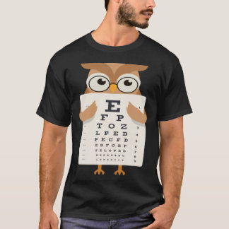 Book Reading Owl Bird Wisdom Smart T-shirt
