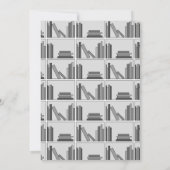 Book Shelf Design Bar Mitzvah Kaart (Achterkant)