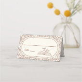 Book Theme Floral Brown Bridal Shower (Voorkant)