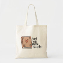 Book Tote Bag, Geschenkidee, Just one more chapter
