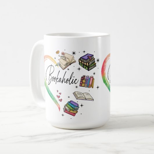 Bookaholic Mug (Devant gauche)