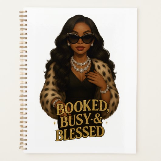Booked, Busy & Blessed Planner (Voorkant)