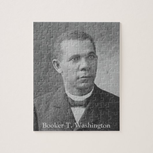  Booker T. Washington Foto Black History Legpuzzel (Verticaal)