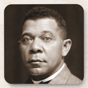 Booker T Washington Freedman en American Educator  Bier Onderzetter