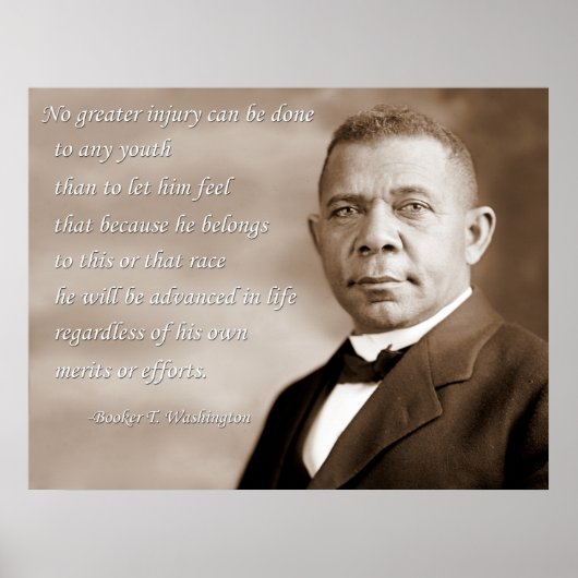 Booker T. Washington Merit Poster (Voorkant)