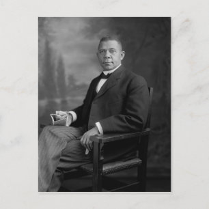 Booker T. Washington Portret door Harris & Ewing Briefkaart