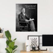 Booker T. Washington Poster (Thuiskantoor)