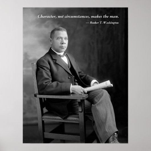 Booker T. Washington Quotation Poster (Voorkant)
