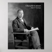 Booker T. Washington Quotation Poster (Voorkant)