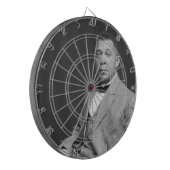Booker Taliaferro Washington: Zwarte leraar Dartbord (Voorkant Links)