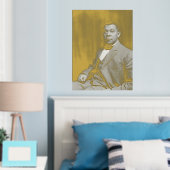 Booker Taliaferro Washington: Zwarte leraar Folie Afdrukken (Insitu (Slaapkamer))