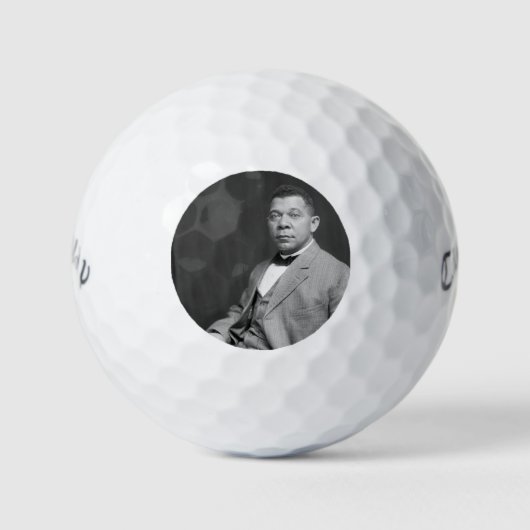 Booker Taliaferro Washington: Zwarte leraar Golfballen (Voorkant)