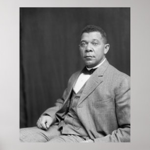 Booker Taliaferro Washington: Zwarte leraar Poster