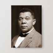 Booker Washington: Afro-Amerikaanse opvoeder Button (Voorkant)