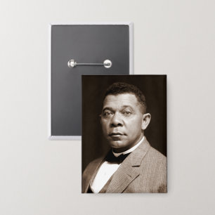 Booker Washington: Afro-Amerikaanse opvoeder Button