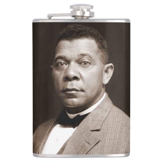 Booker Washington: Afro-Amerikaanse opvoeder Heupfles (Voorkant)