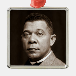 Booker Washington: Afro-Amerikaanse opvoeder Metalen Ornament