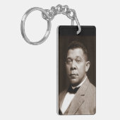 Booker Washington: Afro-Amerikaanse opvoeder Sleutelhanger (Voorkant Links)
