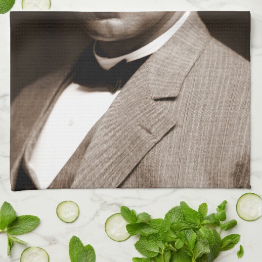 Booker Washington: Afro-Amerikaanse opvoeder Theedoek (Gevouwen)