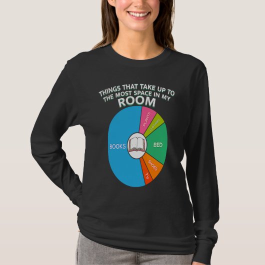 Bookfriend Quotes Funny for Bookworms T-shirt (Voorkant)