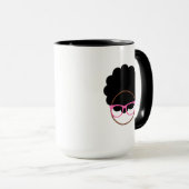 Bookish Afro Logo Mok (Voorkant rechts)