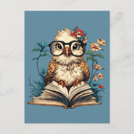 bookish bird briefkaart