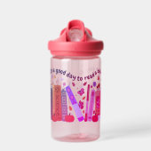 Bookish book Lovers, Pumpkin and Fall Leaves Girls Waterfles (Voorkant)