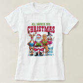 Bookish Christmas Book Club Shirt (Design voorkant)