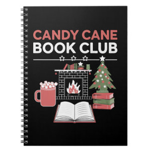 Bookish Christmas Candy Cane Book Club Bookish Notitieboek