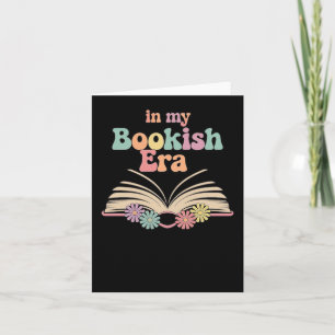 Bookish Era Aesthetic - Schattige lezen Lover Desi Kaart
