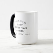 Bookish Gezegde Book Lover All I Need Coffee Mok (Voorkant links)