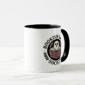Bookish Ghost Society Cream Badge Reader Spooky Mok (Voorkant rechts)